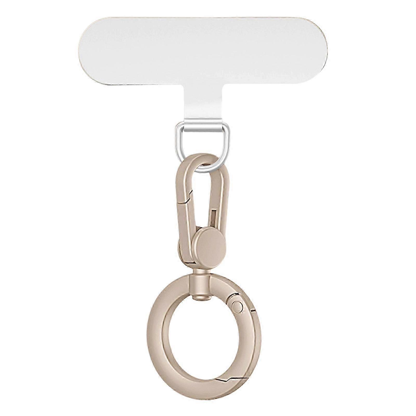 Detachable 360 Rotating Phone Strap Zinc Alloy Hook With Reinforced Stainless Steel Clip For Key Backpacks Mobile Device blue Cs fast