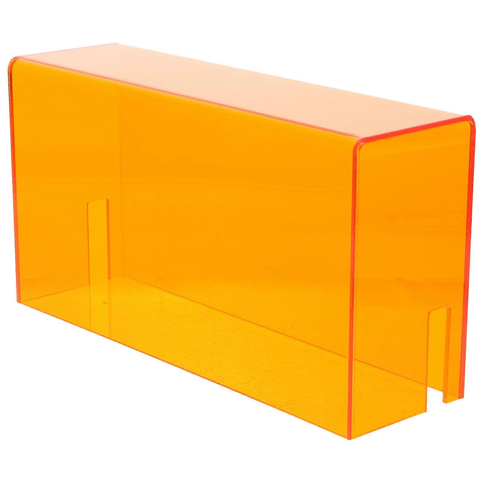 Orange Acrylic Game Machine Shell Protector for Storage Use Case