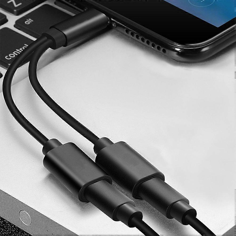 Lightning 8Pin to Dual Lightning 8Pin Adapter Cable Support Charge Audio Call Volume Control