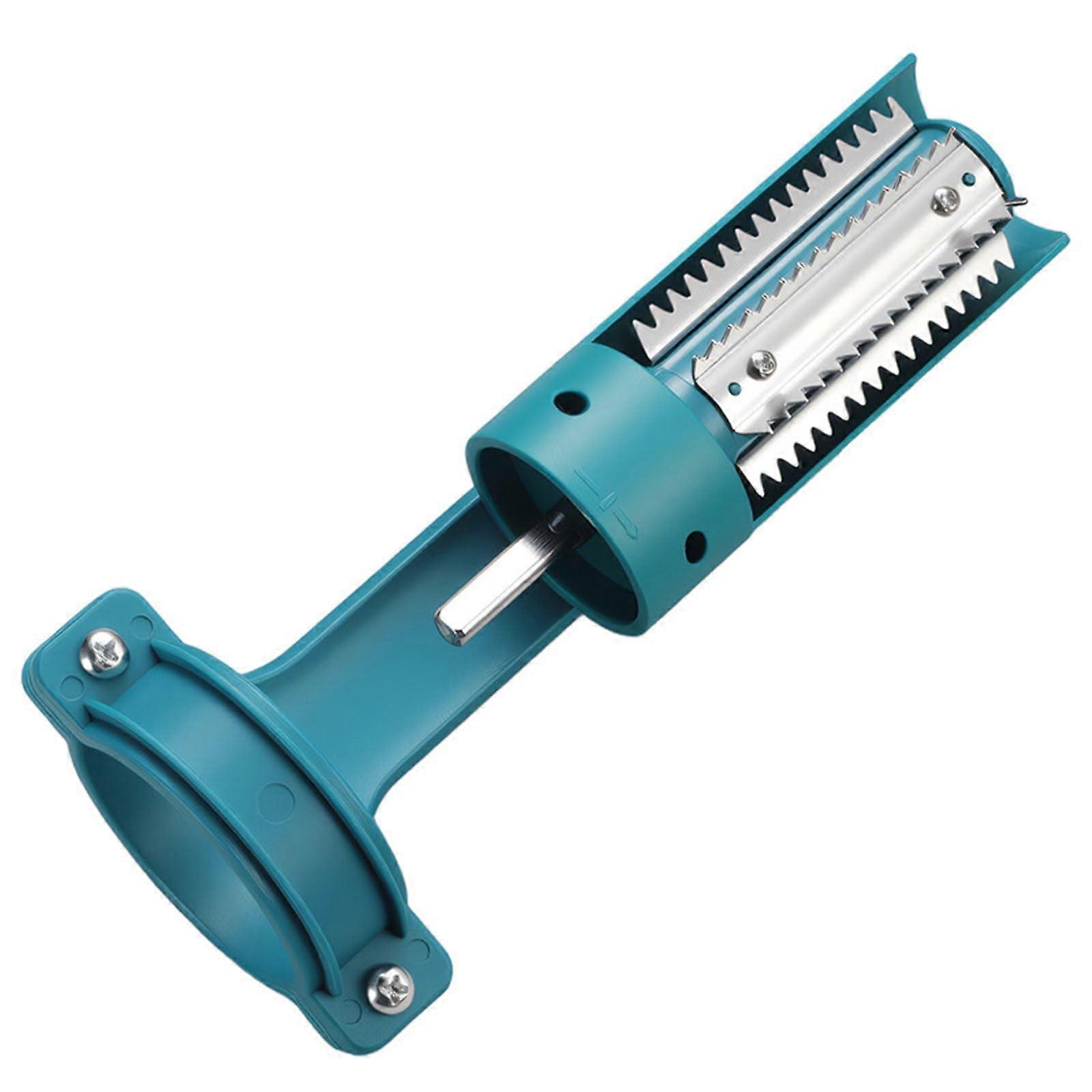 Electric Fish Scaler Adjustable Stainless Steel Drill Compatible Tool for Precision Fish Descaling