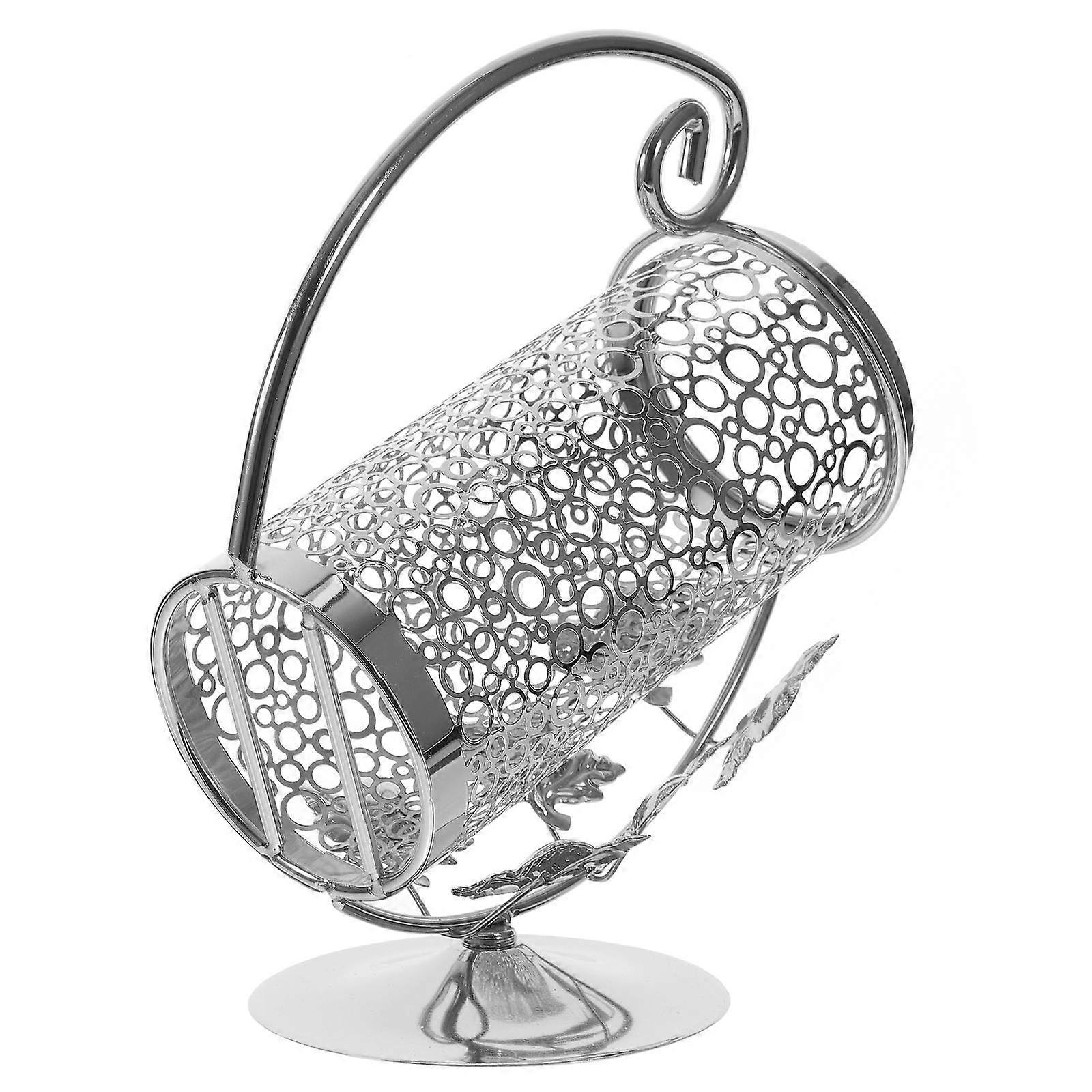 Iron Holder for Storage Single Decorative Metal Stand