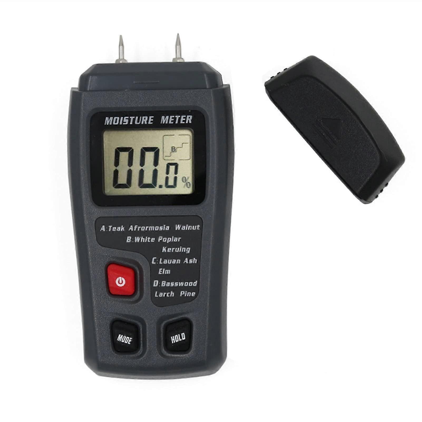 Digital Wood Moisture Meter with LCD Display, PinType  Precision Tester for Timber Carpentry