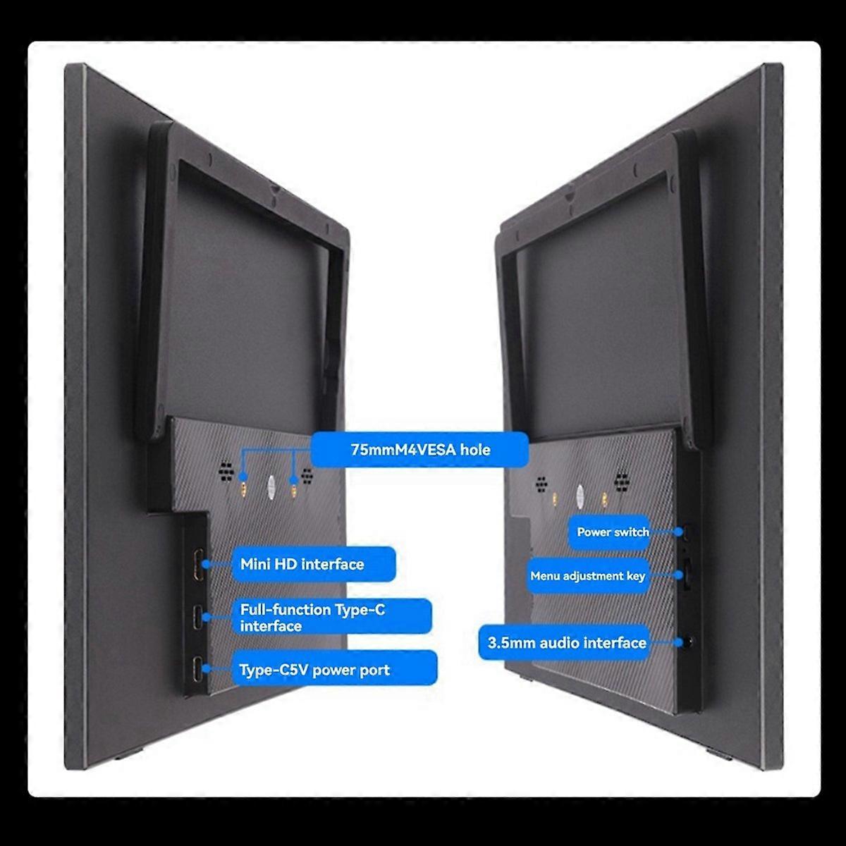 Écran tactile LCD portable de type C / MiniHDMI Interface IPS pour Raspberry Pi