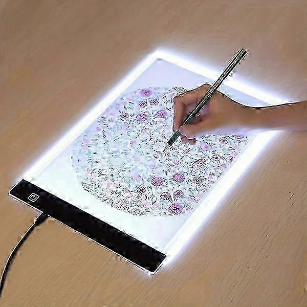 A5/A4/A3 LED drawing board with 3 brightness levels light pad/light box A4