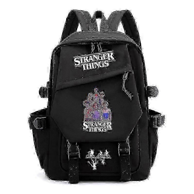 25-26 Stranger Things Print Backpack Teens School Bag Multi-functional Large Capacity Durable Material Multiple Colors