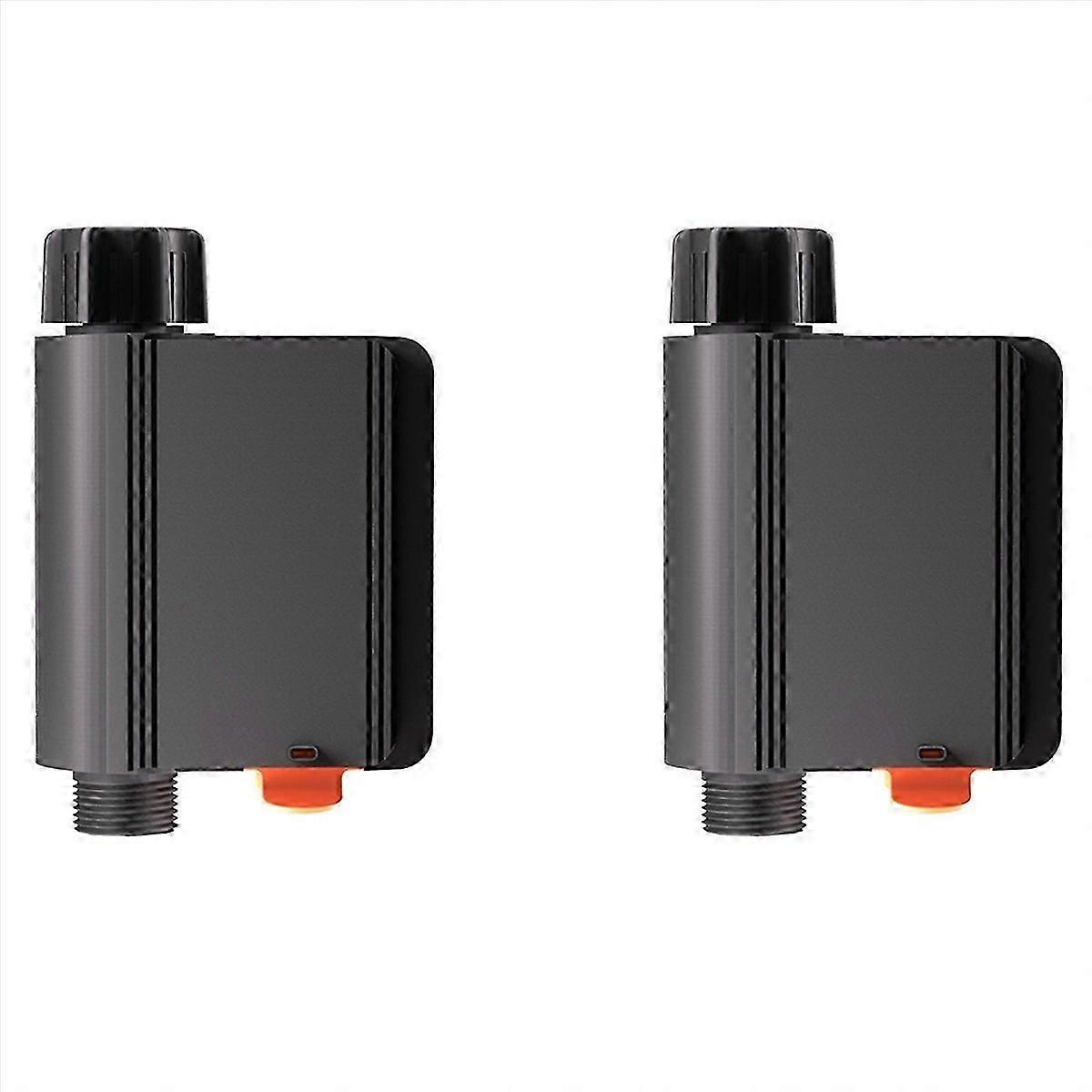 2X Zigbee Smart Water Valve Smart Timing Irrigation Switch IP55 Automatic Irrigation Easy Install Re