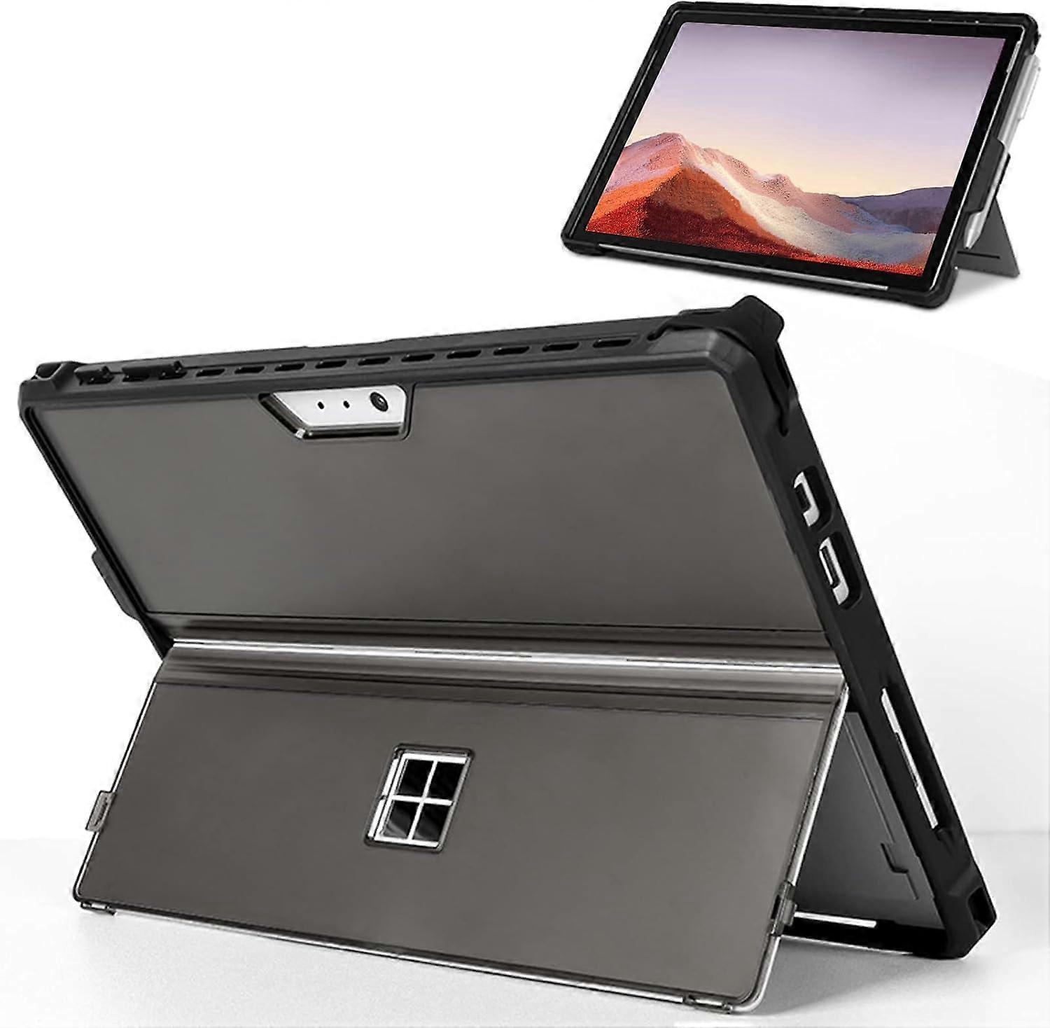 Rugged Shockproof Cover with Hand Strap and Stand Case for Surface Pro 7 Pro 7+ 6 5 4