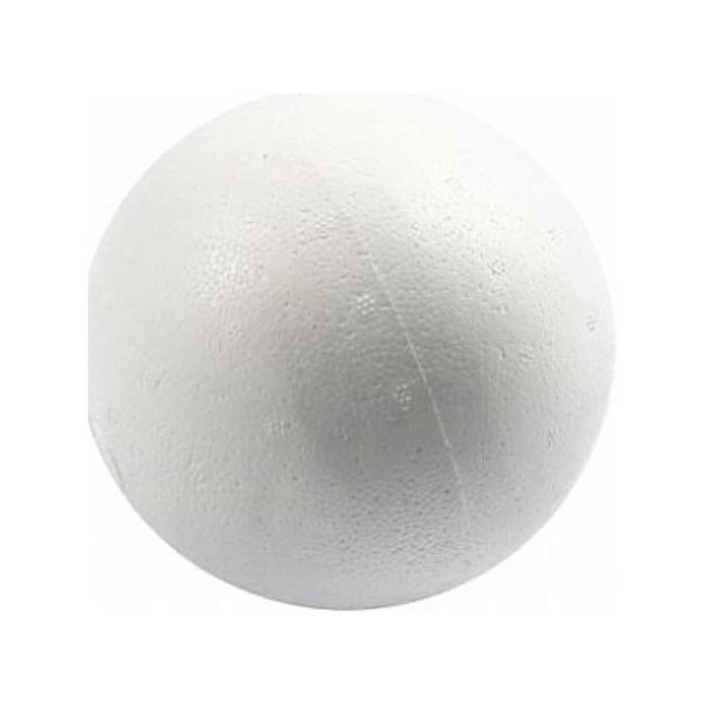 12cm Ball for Crafts DIY, Smooth 120mm Polystyrene Sphere for Art Projects