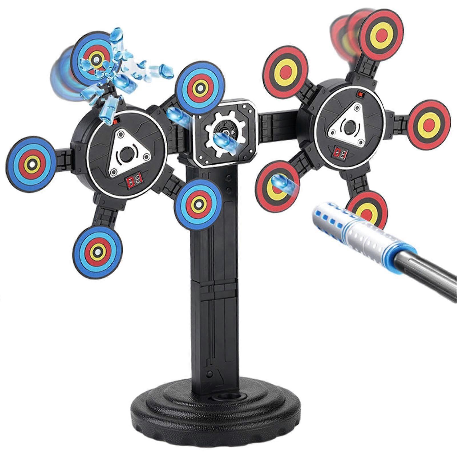 Electronic Scoring Shooting Target with Automatic Reset, Digital Display and Sound Effects for Kids