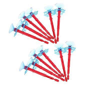 12pcs Lançador de teia de aranha Substituição Setas para esportes ao ar livre Jogo e festa Cosplay Diversão Substituição Ventosa Setas