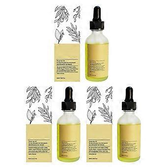 Hair Growth Oil, Natural, with Biotin, Castor , Argan & Rosemary, Effective Serum for Damaged Hair