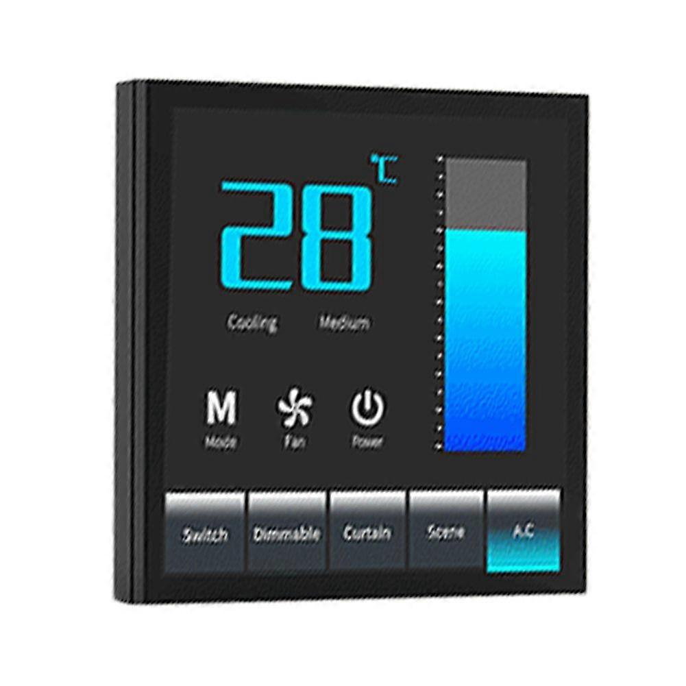 Smart Switch with Built-in Offline Voice, Infrared, 4-Inch Screen,for Tuya-Zigbee, Energy-Saving Multi-Function Control