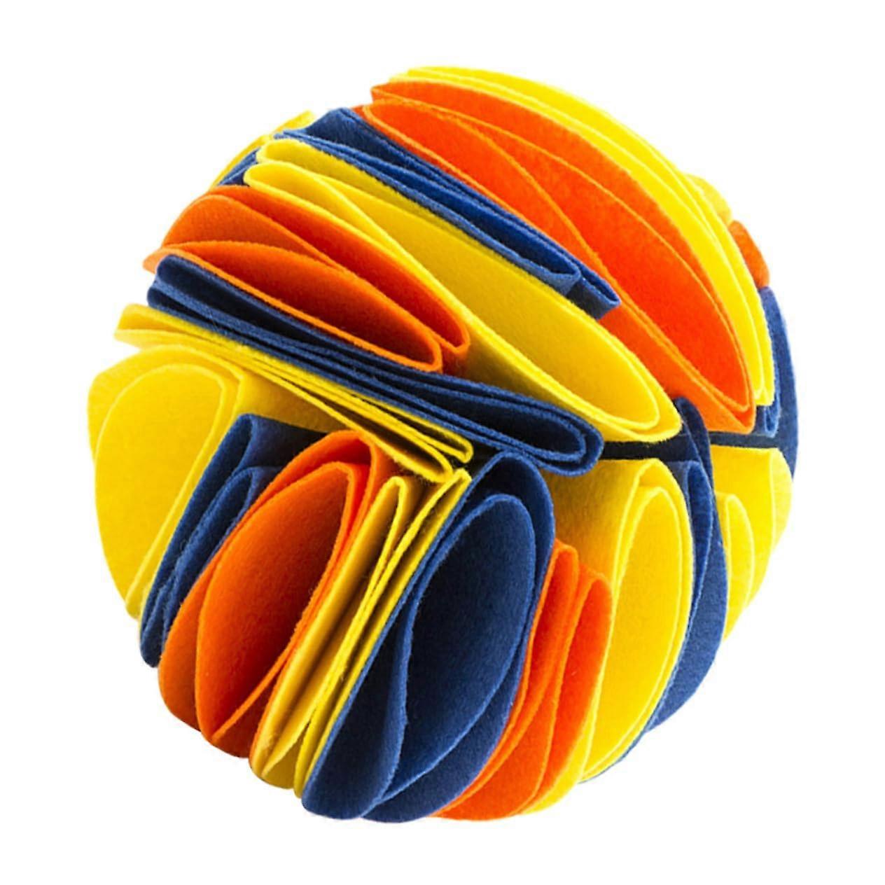 Dog  Dispensing Ball for Dogs, Interactive Feeding Play and Mental Sniffing Exercise, Durable Chew Toy