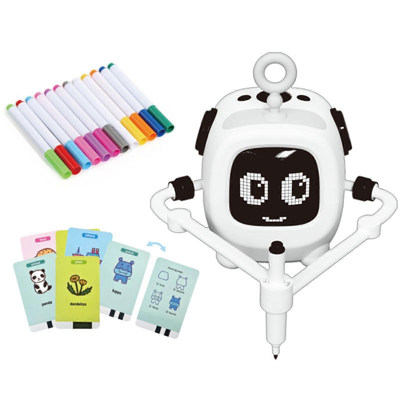 Interactive Intelligent Drawing Toy with Voice Assistant and Multiple Modes for Creative Learning Kids Multicolor