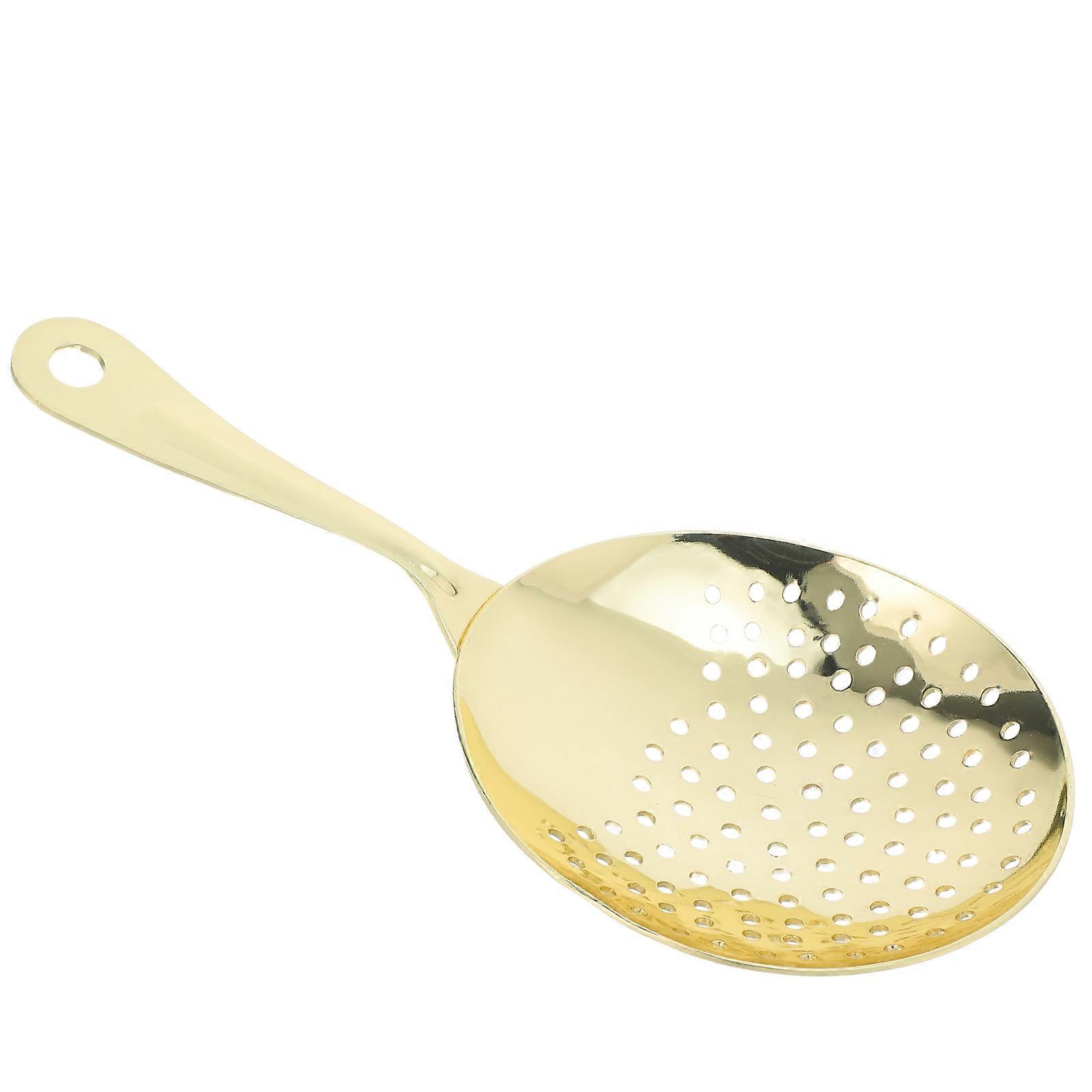 Cocktail Strainer Stainless Steel for Mixed Drinks Golden