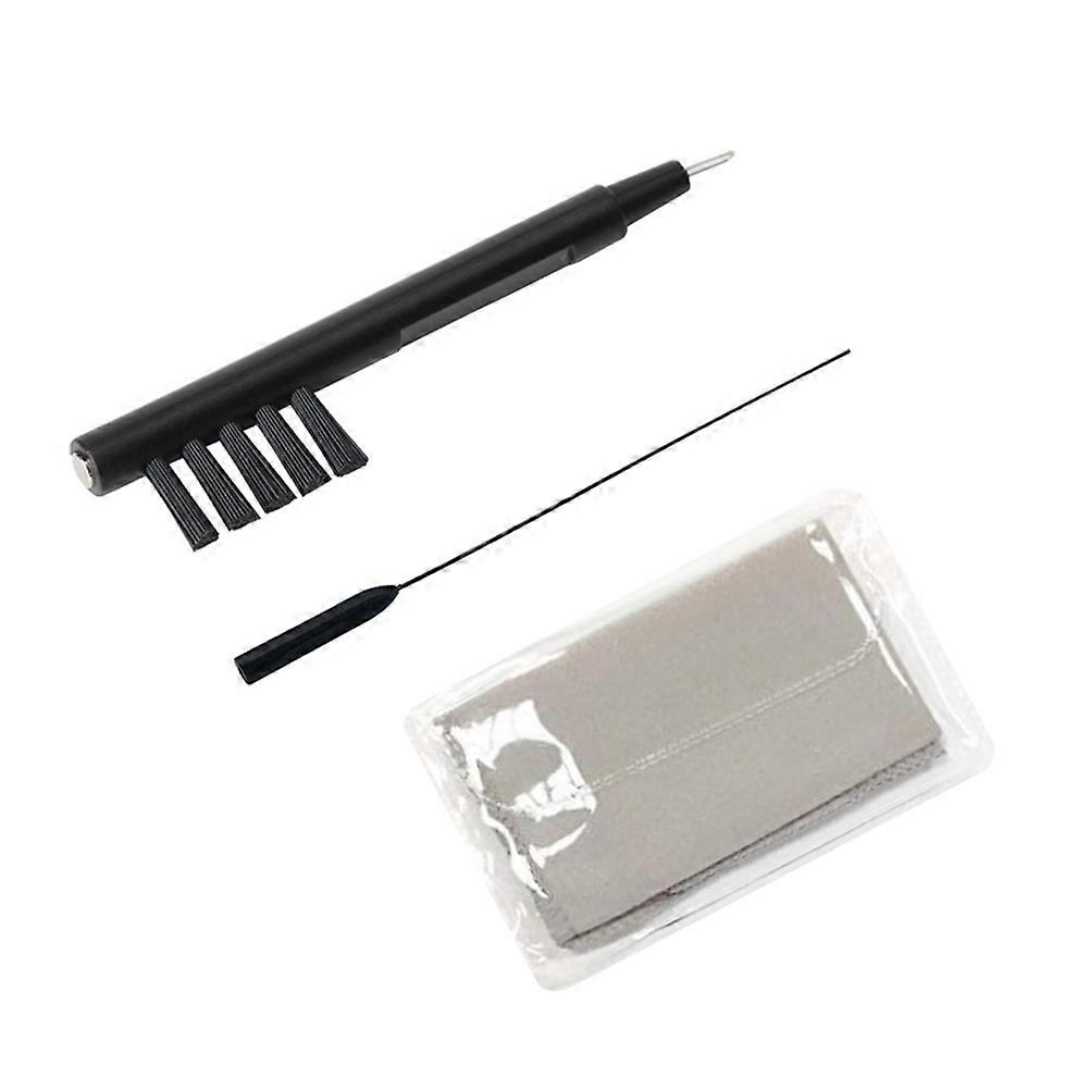 Hearing Aid Cleaning Kit Multifunctional Brush with 9Pcs Cloth Set