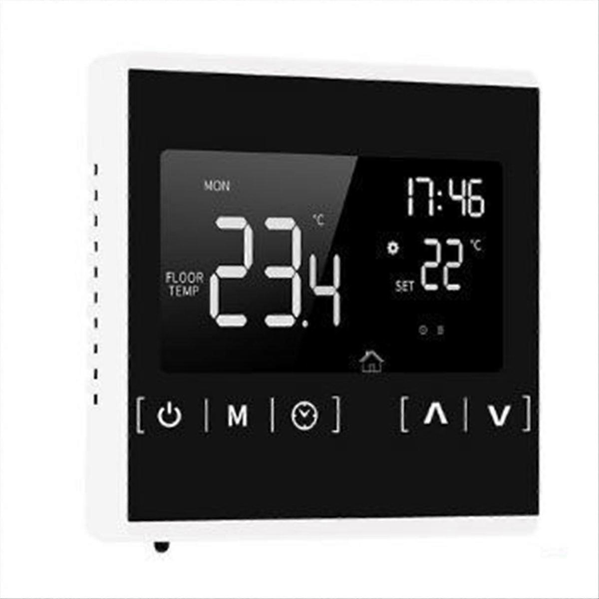 Smart LCD Touchscreen Thermostat for Home Programmable Electric Floor Heating System Thermoregulator