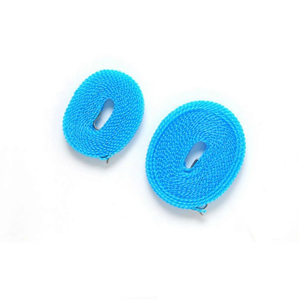 Stretchable Clothesline Antiskid Rope for Clothes Drying 2Pcs Portable Waterproof