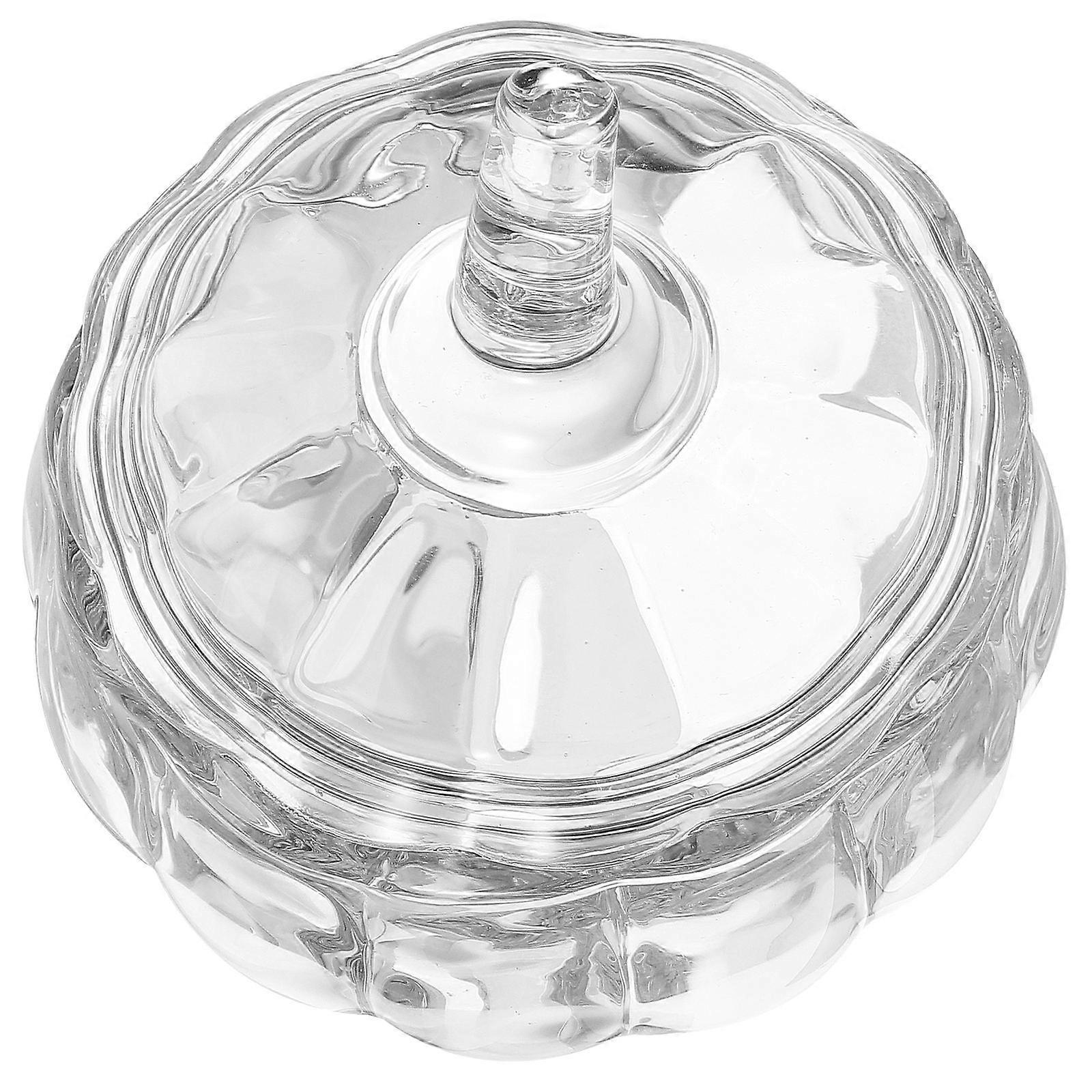 Transparent Pumpkin Glass Candy Jar for Kitchen Storage Container