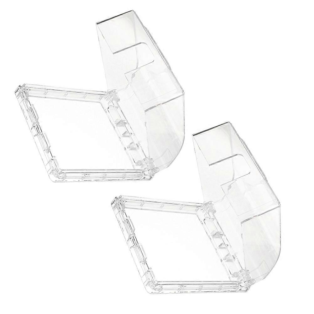 Waterproof Doorbell Protector Clear Plastic Cover for Switch 2Pcs