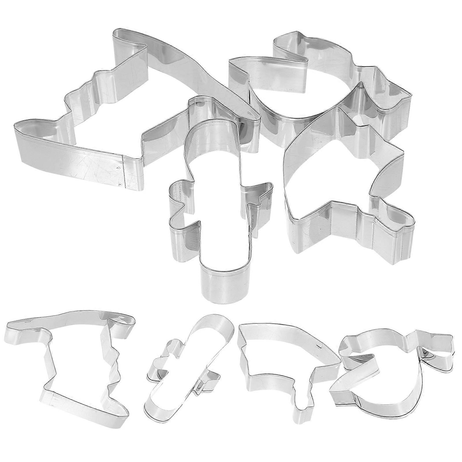 8Pcs Graduation Cookie Mold Stainless Steel Tools for Cake Baking Use