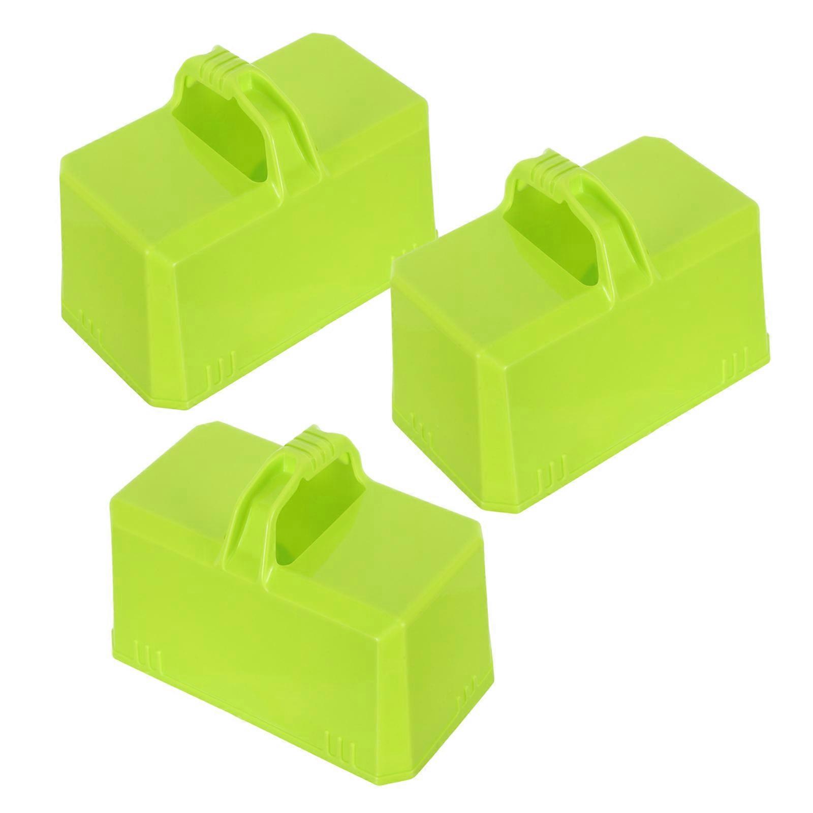 Snow Brick Maker for Outdoor Use Plastic Mold 3Pcs Molds