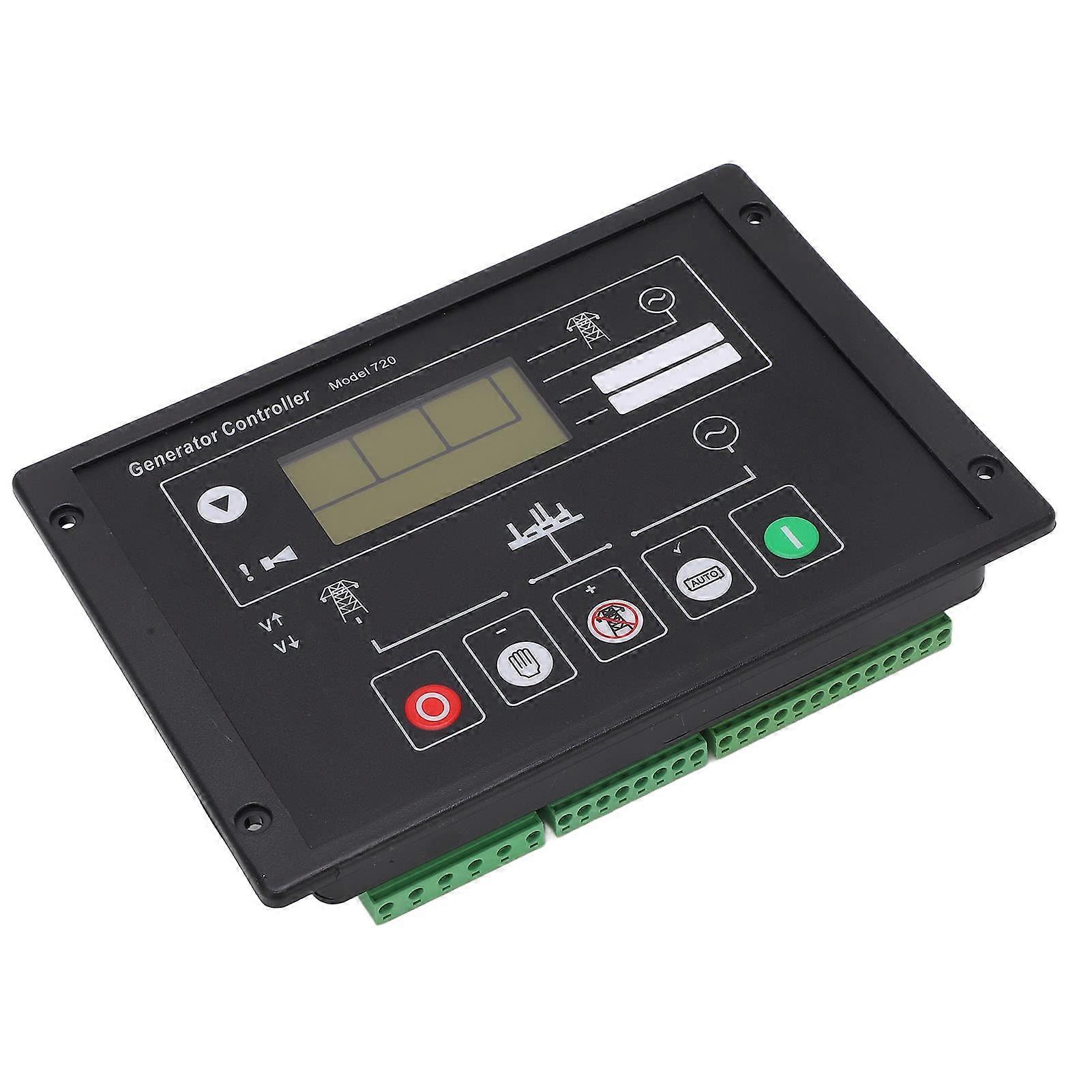 Generator Controller Auto Start with Engine Protection LCD Programmable Control Panel DC8‑35V