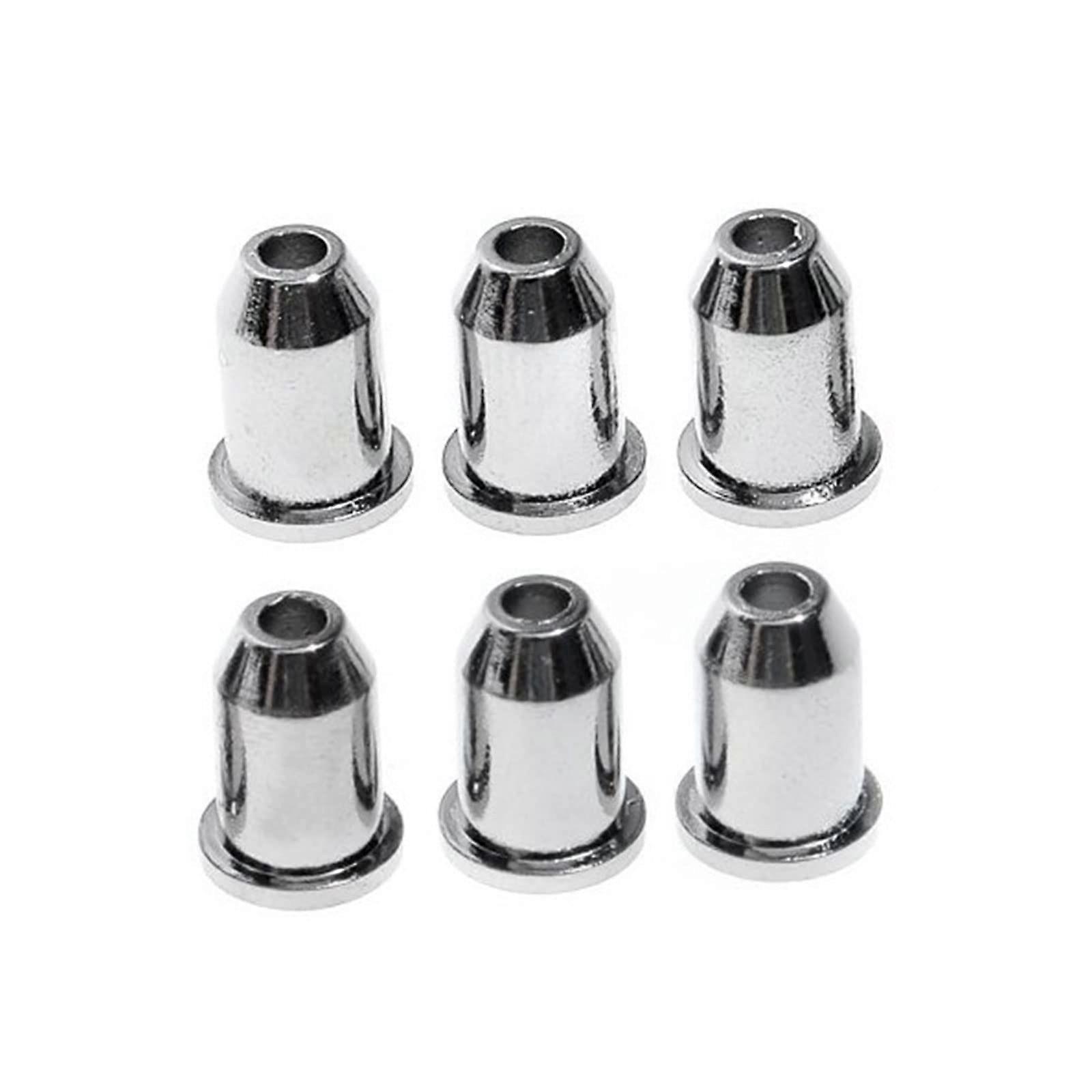 6pcs Through Body Guitar String Ferrules Set for Electric Guitar Secure Anchoring and Alignment