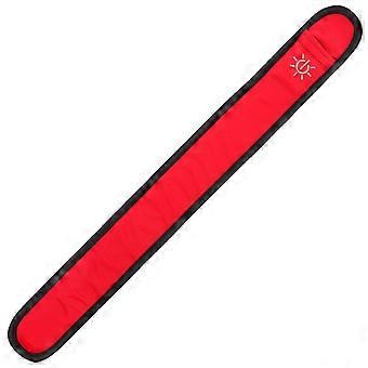LED-Armband mit heller LED-Sichtbarkeit für Nachtläufe, Radfahren, Partys und Festivals, rot blinkend