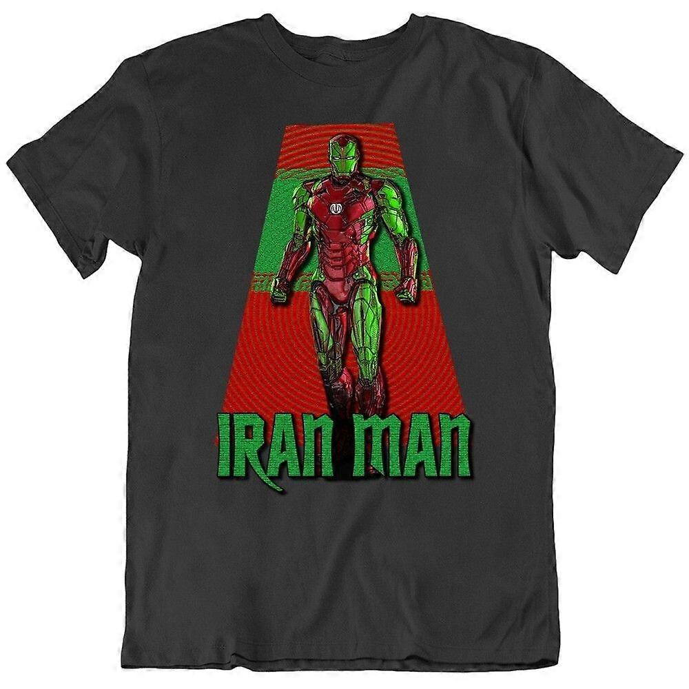 Iran Man Funny Parody Iron Man Irainian Superhero T Shirt