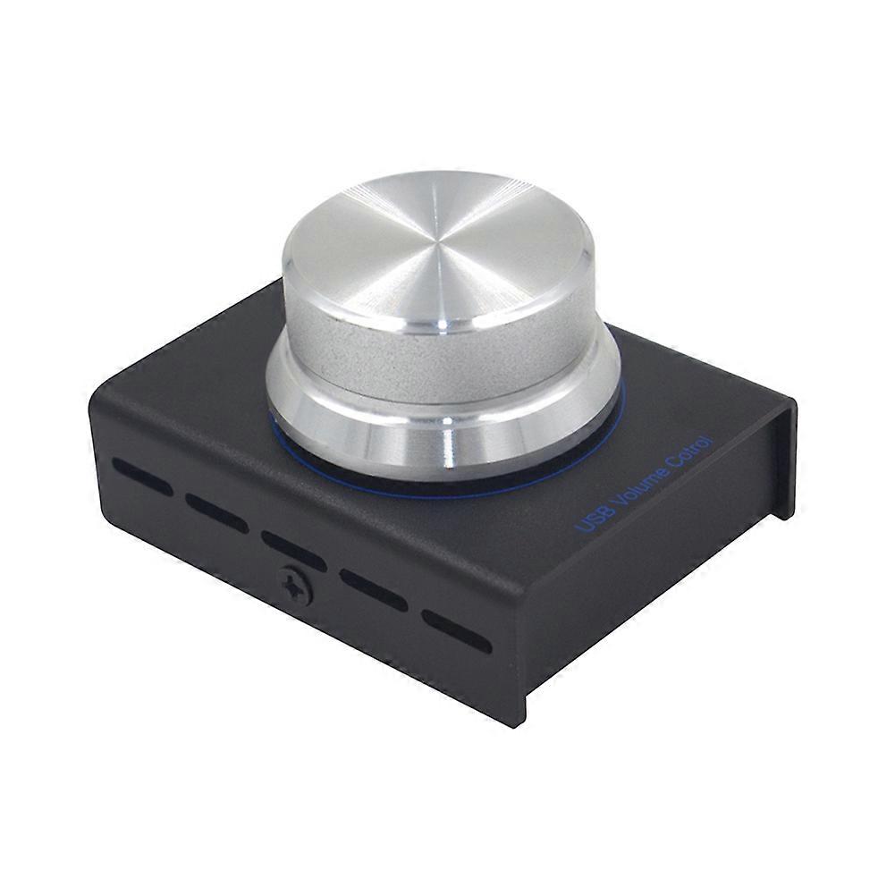 USB Computer Volume Controller PC Speaker External Audio Volume Control Knob with One Key Mute Func