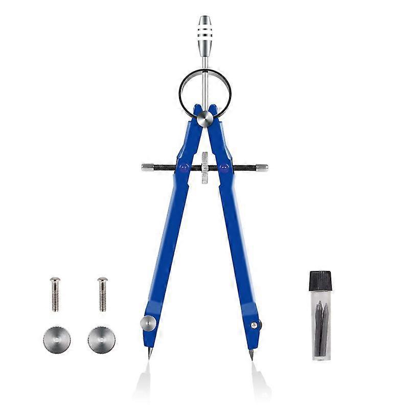 Professional Compass, Compass Geometry Set With Lock, Math And Precision Compass, Metal And Durable compatible with Solid And Plane Precisio