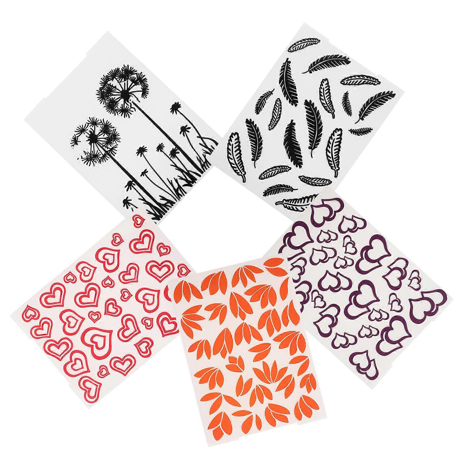 Embossing Folder Plastic Template for Handmade Cards 10Pcs