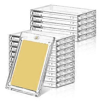 15 PCS 100 Pt Magnetic Card Holders for Trading Cards, Magnetic Card Holders for Thick Baseball Football Hockey Cards