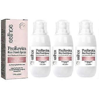Hair Regrowth Set: 3x Zephta H-Regrow 0 & Prorevita Rice Nutri Spray for Stronger Hair