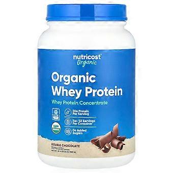 Nutricost, ekologiskt vassleprotein, dubbel choklad, 907 g