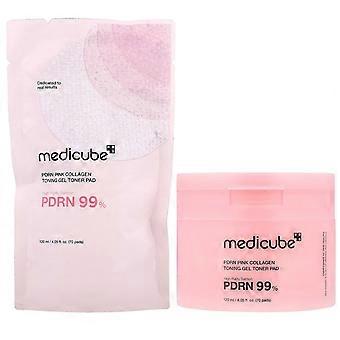 Medicube, PDRN Pink Collagen Toning Gel Toner Pad, 70 Pads