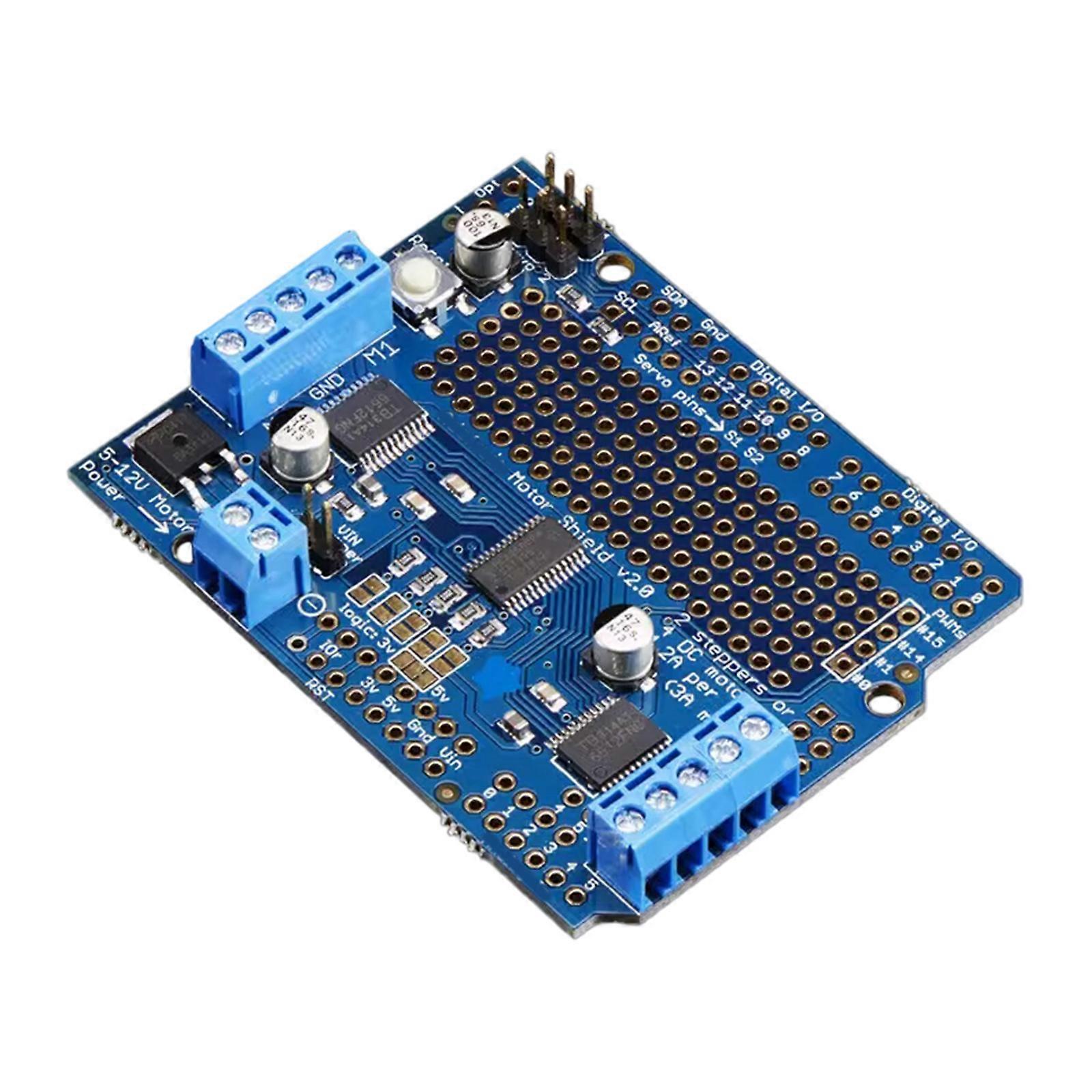 Stackable Motor Controller Board With TB6612 MOSFETs For Multiple Motor Applications Multicolor