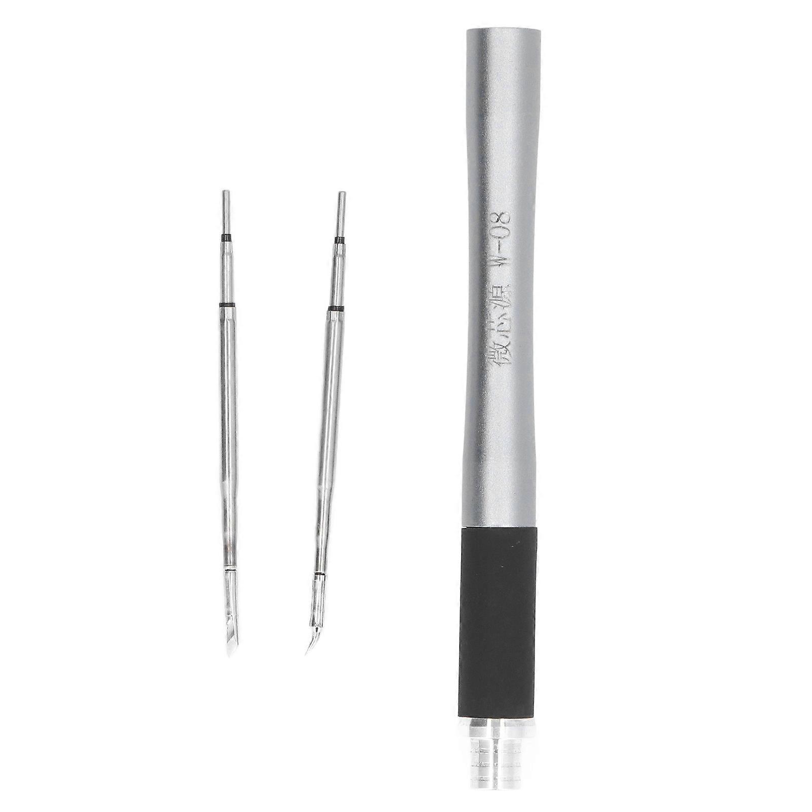 Soldering Iron Welding Pen Type C Interface with 2pcs Solder Tip Hand Tool Set Kit
