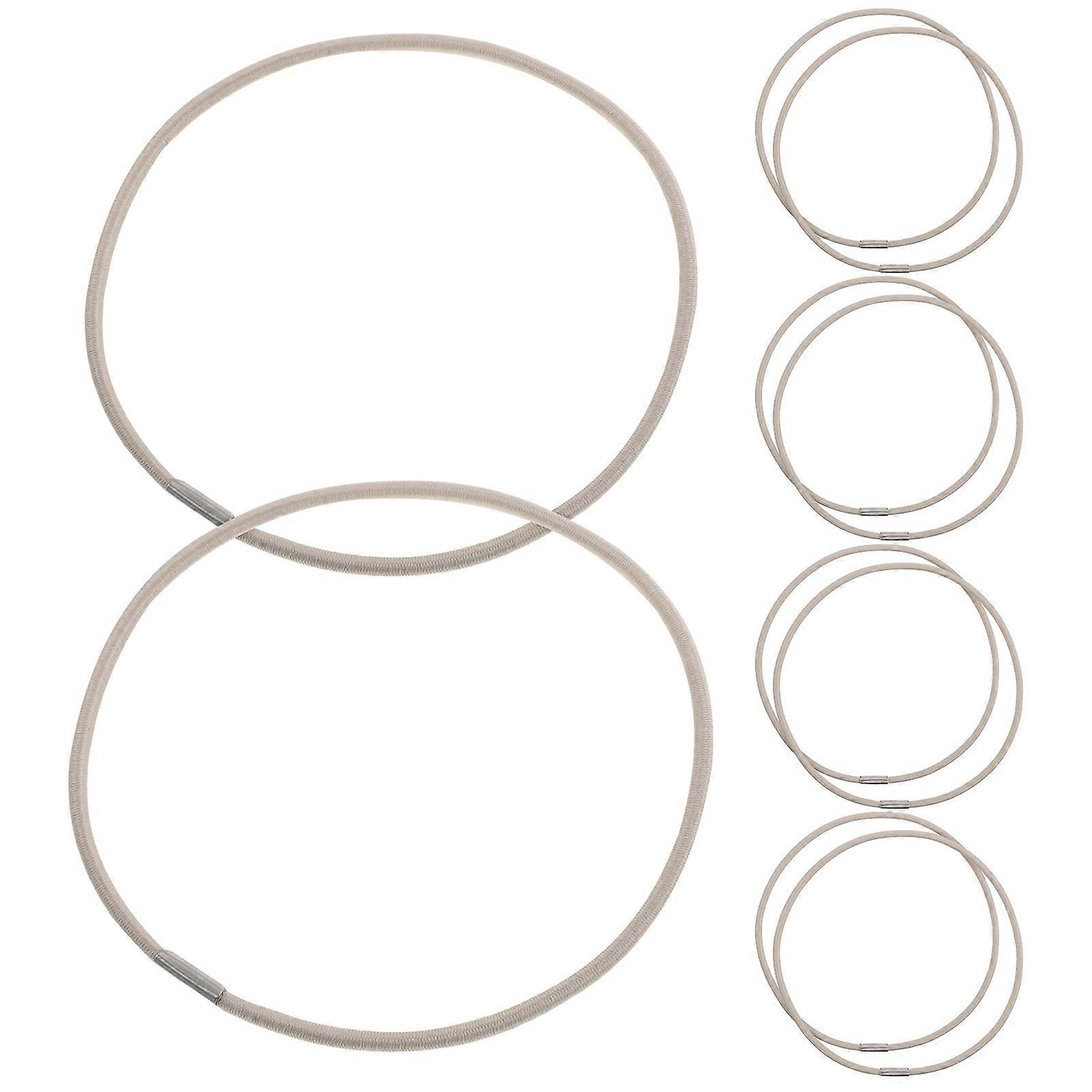 Rubber Microphone Shock Mount Ring for Vibration Reduction 10Pcs Set