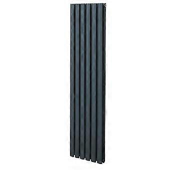 Oval Column Radiator 1600mm x 360mm Modern Designer Double Panel Central Heating Heater Matt