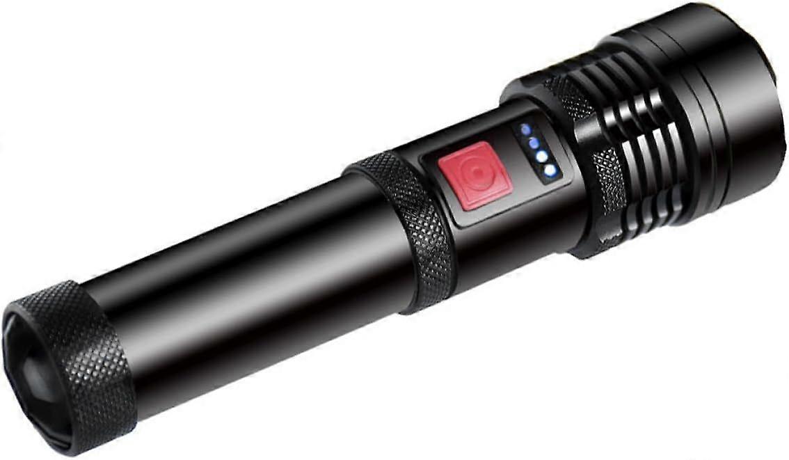 Multifunctional USB Adjust Flashlight Aluminum Handheld Compact