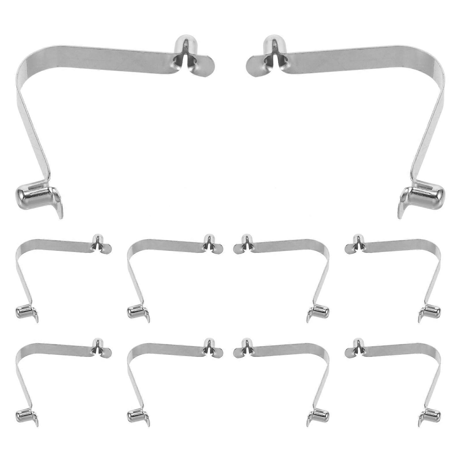10pcs Snap Clip Kayak Paddle Spring Snap Clip Pole Push Button Spring Clip Supply