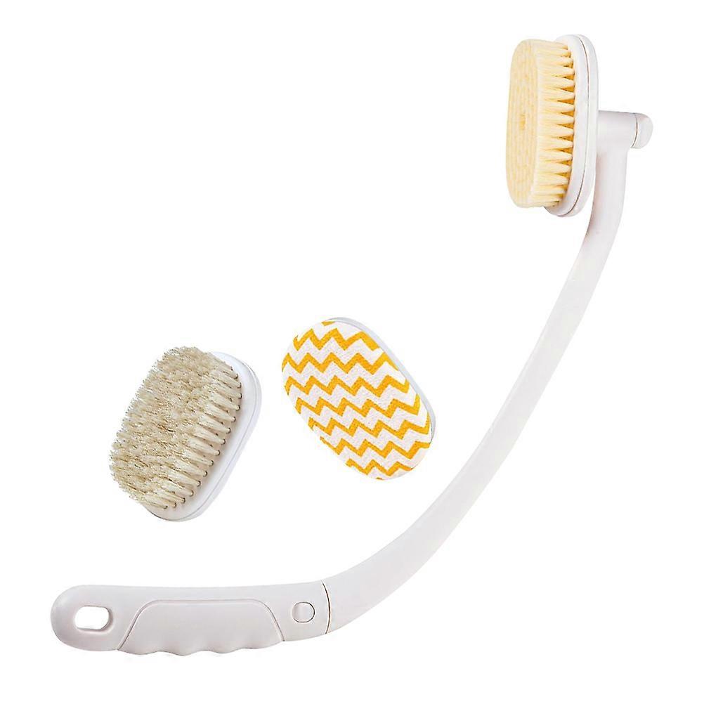 Bath Brush Long Handle Back Scrubber for Comfortable Exfoliation 1Set