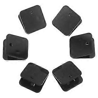Dog Training Pee Pad Holder Wall Bracket 6Pcs Black Clear Indoor Clips