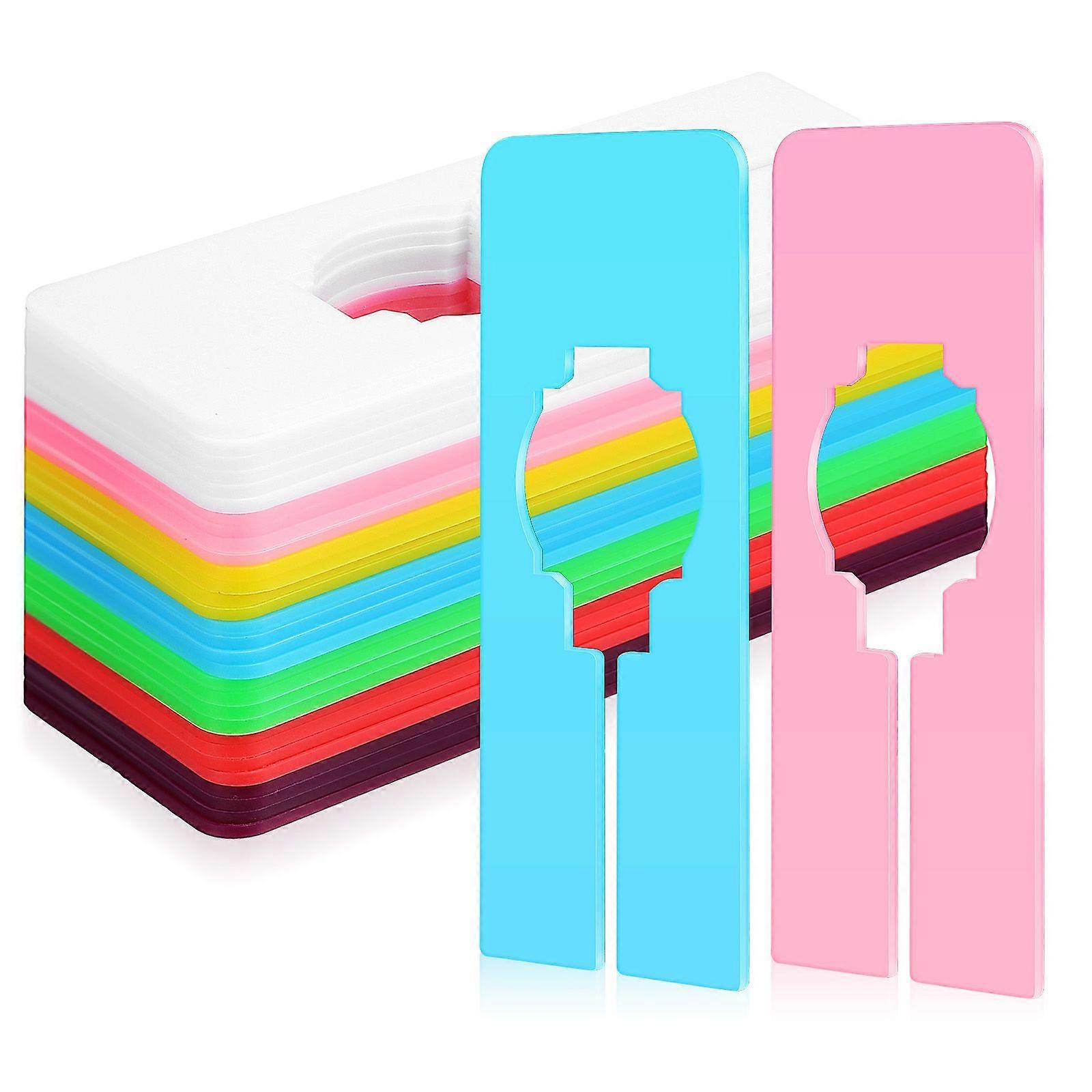 30 Pcs Rectangular Plastic Closet Dividers Reusable Closet Separators for Clothes