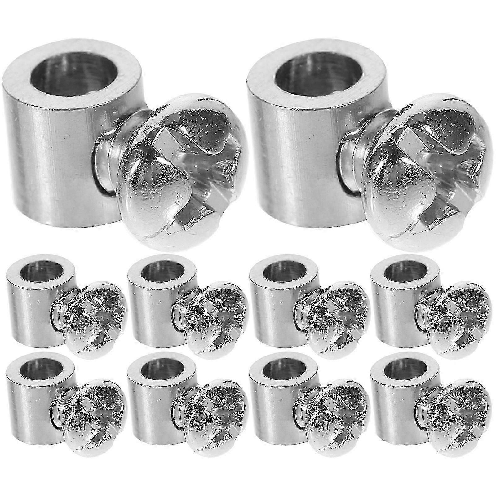 10-Pack Stainless Steel and Carbon Steel Cable Clamps, Secure Fastening for 1-1.5mm Wire, Easy Installation for Electrical DIY and Automotive