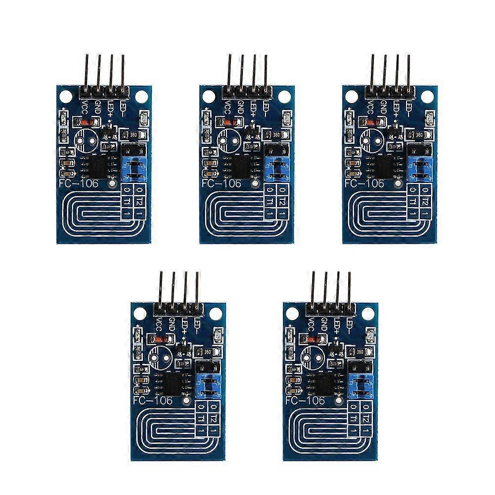 5pcs Capacitive Touch Dimmer Stepless Dimming PWM Control Panel LED Dimmer Switch Module