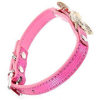 Rhinestone Water Bowknot Adjustable Dog Collar Comfortable Puppy Collar
