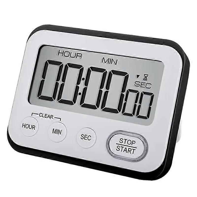 Large LCD Display Timer Count Up/Down Timer for Classroom Home Table Magnetic Timer Cooking Digital Timer Stopwatch